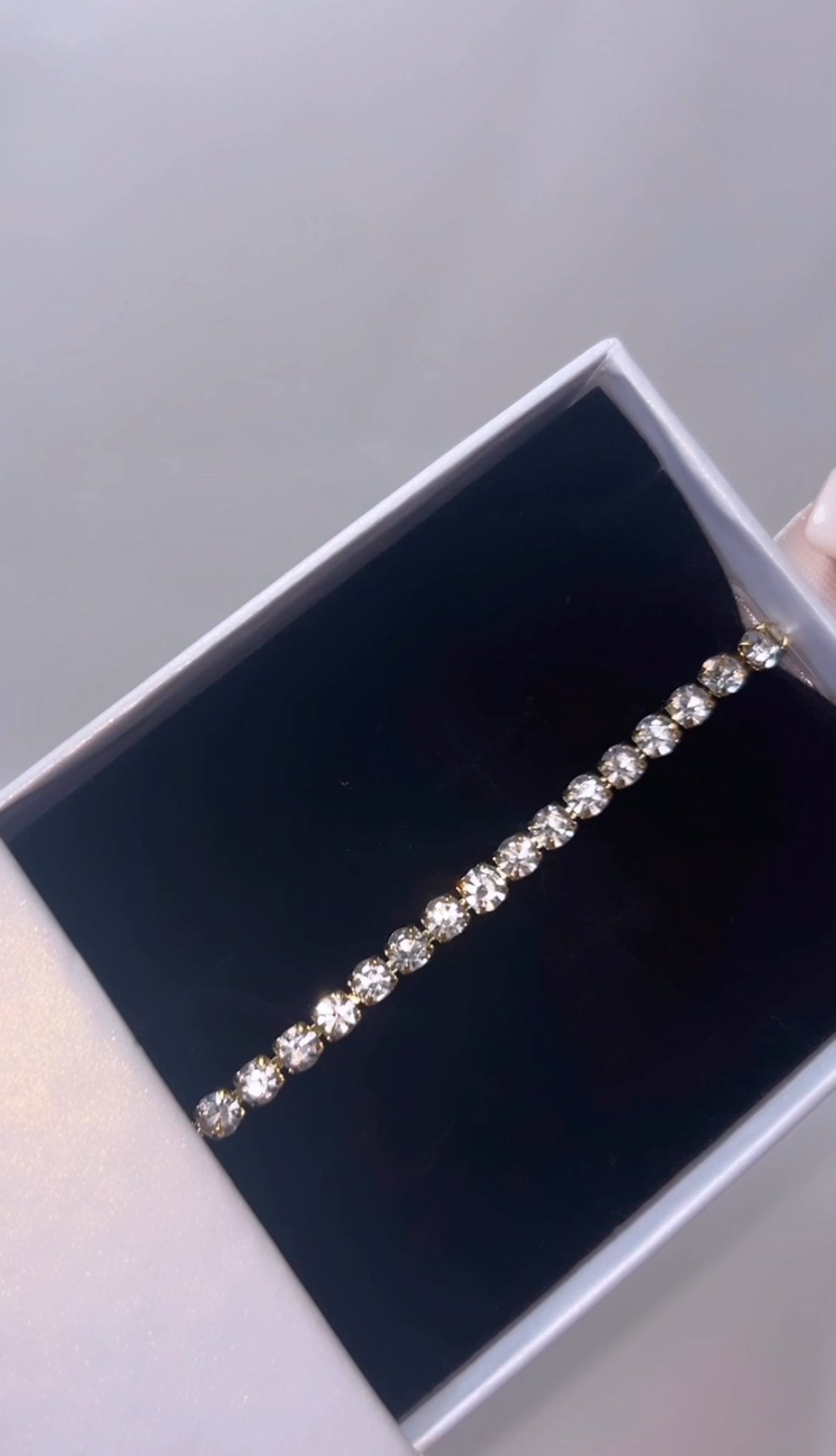 Gold Tennis Bracelet