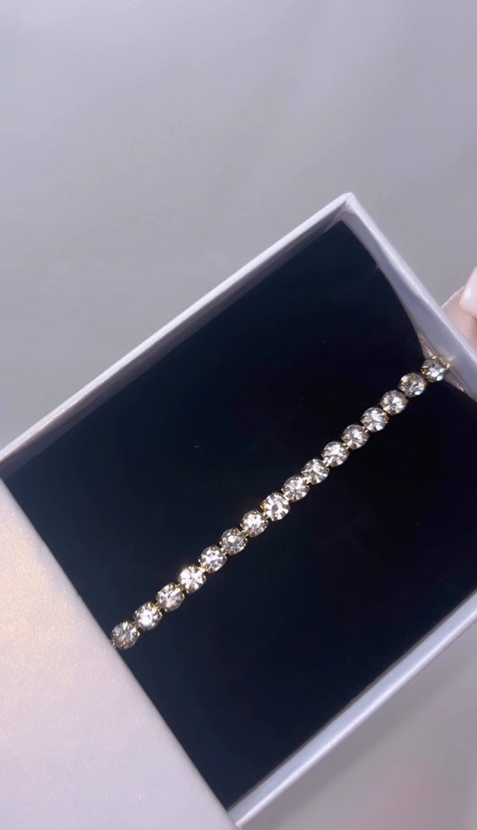 Gold Tennis Bracelet