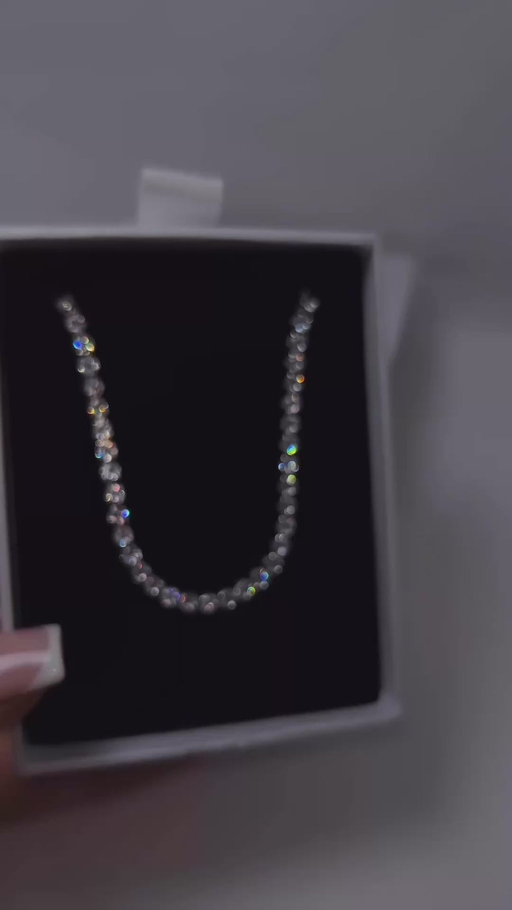 Silver Tennis Necklace